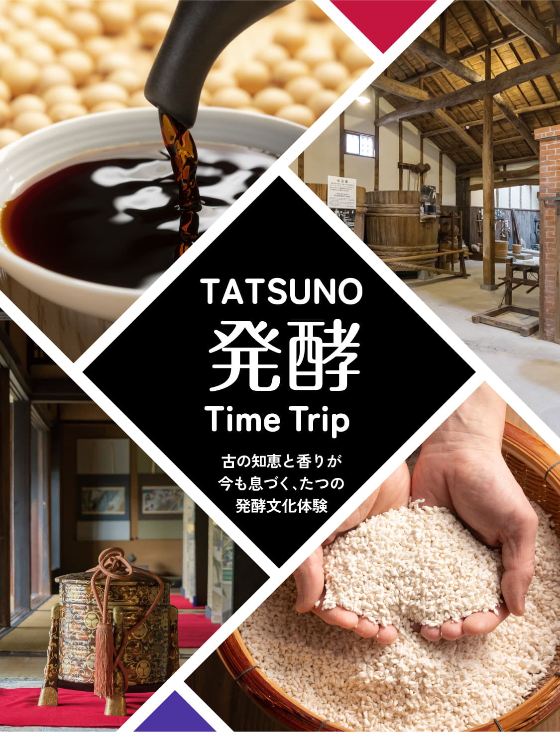 TATSUNO 発酵 Time Trip　古の知恵と香りが今も息づく、
たつの発酵文化体験。